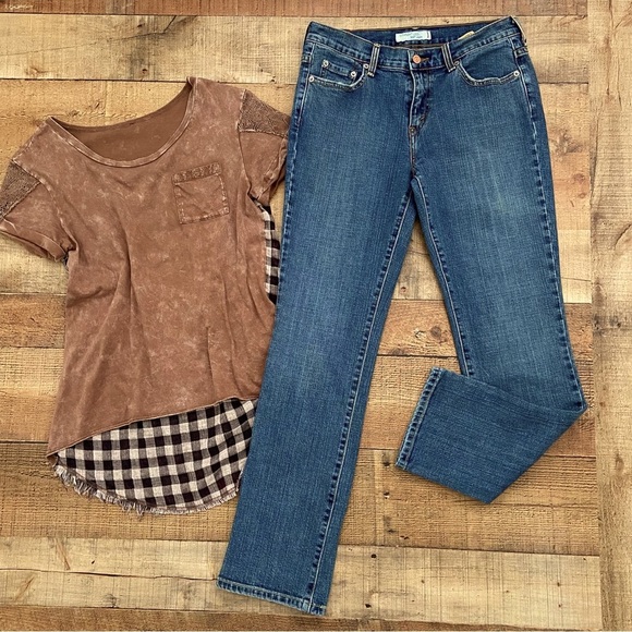 LEVIS 505 Straight Leg Jeans, Classic 5 Pocket Style - Picture 2 of 13